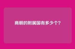 商朝的附属国有多少个？