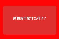 商朝货币是什么样子？