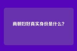 商朝妇好真实身份是什么？