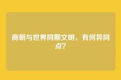 商朝与世界同期文明，有何异同点？