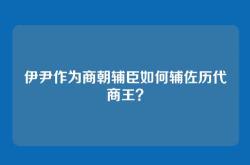 伊尹作为商朝辅臣如何辅佐历代商王？