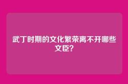 武丁时期的文化繁荣离不开哪些文臣？