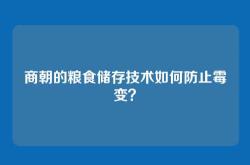 商朝的粮食储存技术如何防止霉变？