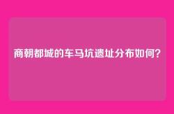 商朝都城的车马坑遗址分布如何？
