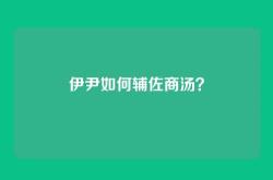 伊尹如何辅佐商汤？