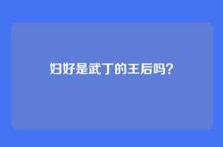 妇好是武丁的王后吗？