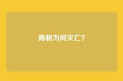 商朝为何灭亡？