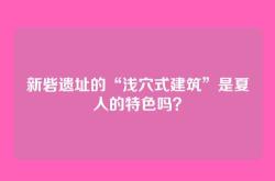 新砦遗址的“浅穴式建筑”是夏人的特色吗？