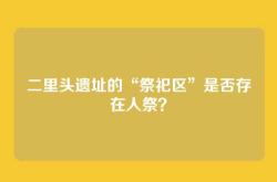 二里头遗址的“祭祀区”是否存在人祭？