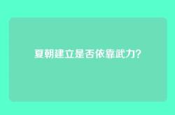 夏朝建立是否依靠武力？