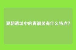 夏朝遗址中的青铜器有什么特点？